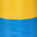 Kranzband Moiré Blau-Gelb 100 mm aus Acetat für Dekoration und Kränze | Floristik24.ch