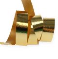 Floristik24 Kräuselband glänzend 10mm 250m Gold