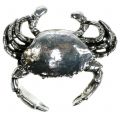 Deko Krebs Antik Silber 12cm | Floristik24.ch