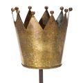Floristik24 Deko-Krone Metallstab 73cm Vintage-Gold für Innenbereich