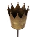 Deko-Krone Metallstab 73cm Vintage-Gold für Innenbereich | Floristik24.ch