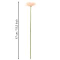 Künstliche Gerbera Blume Apricot 47cm Kunststoff 6St | Floristik24.ch