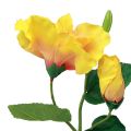 Floristik24 Künstliche Blumen Hibiskus Gelb 62cm