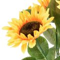 Floristik24 Künstliche Sonnenblume im Topf Seidenblume Sommerdeko H28cm