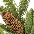 Künstlicher Tannenzweig mit echten Zapfen Weihnachtszweig 78cm | Floristik24.ch
