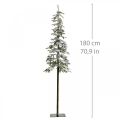 Floristik24 Künstlicher Weihnachtsbaum Slim Beschneit Winterdeko H180cm