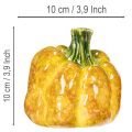 Kürbis Figuren aus Keramik 10 cm 2er-Set für herbstliche Dekoration | Floristik24.ch