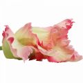 Floristik24 Kunstblume, Papagei Tulpe Pink, Frühlingsblume 63cm