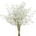 Floristik24 Kunstblumen, künstliche Maiglöckchen Deko Weiß 38cm 5St