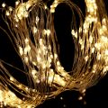 LED-Lichterbündel für innen und außen 640er 1,9m Silber/Warmweiß | Floristik24.ch