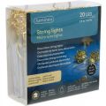 Floristik24 LED Lichterkette Sterne Micro LED Timer Innen Gold 1,90m