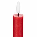 2 rote LED-Spitzkerzen aus