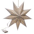 Weihnachtsstern LED aus Papier