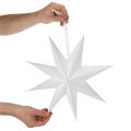 LED Stern zum Aufhängen aus Kunststoff mit Timer 38 cm warmweiss | Floristik24.ch