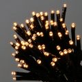 Floristik24 LED Lichterkette 144er Schwarz, Warmweiß für Außen 1,2m