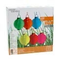 Lampion LED mit Solar 20cm Orange | Floristik24.ch