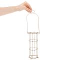 Laternen-Set Metall und Glas Ø8,5cm H23/18,5/14,5cm 3-teilig Braun/Grau | Floristik24.ch