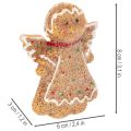 Dekofiguren Lebkuchenmännchen aus Kunststoff 8 cm 3er-Set | Floristik24.ch