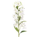 Floristik24 Künstliche Lilie Weiss 80cm Dekorationszweig Innenbereich