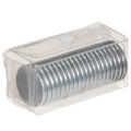 Runde Magnete aus Metall, Silber, Durchmesser 1 cm, 20 Stück | Floristik24.ch