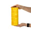 Floristik-Manschettenpapier aus Papier, 25 cm x 100 m, gelbes Mosaikmuster | Floristik24.ch