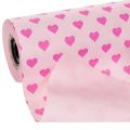 Manschettenpapier Rosa 25 cm x