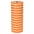 Manschettenpapier Rolle Papier Orange Gestreift 25 cm x 100 m für Dekoration und Geschenkverpackung | Floristik24.ch
