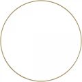 Floristik24 Metallring Dekoring Scandi Ring Deko Loop Gold Ø30,5cm 6St