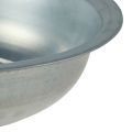 Metallschale Used Look Schale Silbern Metall Ø36cm H9,5cm | Floristik24.ch