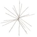Floristik24 Dekorativer LED-Polarstern aus Metall 29 cm Warmweiss mit Timer Outdoor