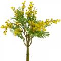 Floristik24 Mimose Gelb künstlich Kunstpflanze Bund 39cm