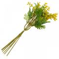 Floristik24 Mimose Gelb künstlich Kunstpflanze Bund 39cm