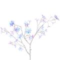 Floristik24 Künstlicher Blütenzweig mit irisierenden Blüten 80cm