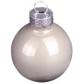 Mini Weihnachtskugeln Glas Grün Perlmuttgrau Ø3cm 22 St | Floristik24.ch