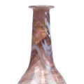 Floristik24 Mini Vase Glas Glasvase Blumenvase Lila Ø7,5cm H15cm
