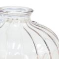 Floristik24 Minivasen Glas Deko Vasen Blumenvasen H8,5–11cm 3er-Set