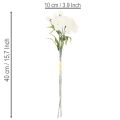 Kunstnelken Strauß weiß 40cm, 4 St | Floristik24.ch
