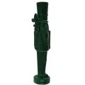 Floristik24 Nussknacker Figur beflockt 77 cm Dunkelgrün für Innenbereich