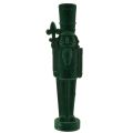 Nussknacker Figur beflockt 77 cm Dunkelgrün für Innenbereich | Floristik24.ch