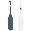 Floristik24 Paddel-Dekoration aus Holz 8cm Blau-Weiss 18er-Set
