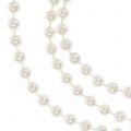 Floristik24 Perlenband Crème 4mm 20m