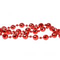 Floristik24 Perlengirlande Christbaumschmuck Rot 7m