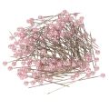 Floristik24 Perlkopfnadeln Metall und Kunststoff Rosa Ø4mm 4cm 150 Stück