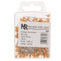 Perlkopfnadeln Orange Metall Kunststoffkopf Ø4mm 40mm 100 Stück | Floristik24.ch