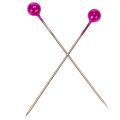 Perlkopfnadeln aus Metall und Kunststoff Pink Ø 4 mm 40 mm 150 Stück für Floristik und Dekoration | Floristik24.ch