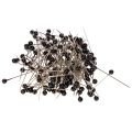 Floristik24 Perlkopfnadeln Schwarz Metall Kunststoff Ø 4 mm 40 mm 150 Stück