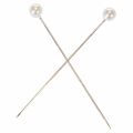 Perlkopfnadeln aus Metall und Kunststoff Ø6mm, 65mm, Weiss für Floristik und Bastelarbeiten | Floristik24.ch