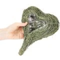 Pflanzherz aus Naturmaterial mit Folie 25 cm | Floristik24.ch