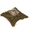 Floristik24 Pflanzkissen Reben Moos Pflanzschale Natur 20×20×6,5cm