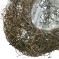 Pflanzschale Herz Friedhof, Rebenherz zum Bepflanzen 26cm | Floristik24.ch